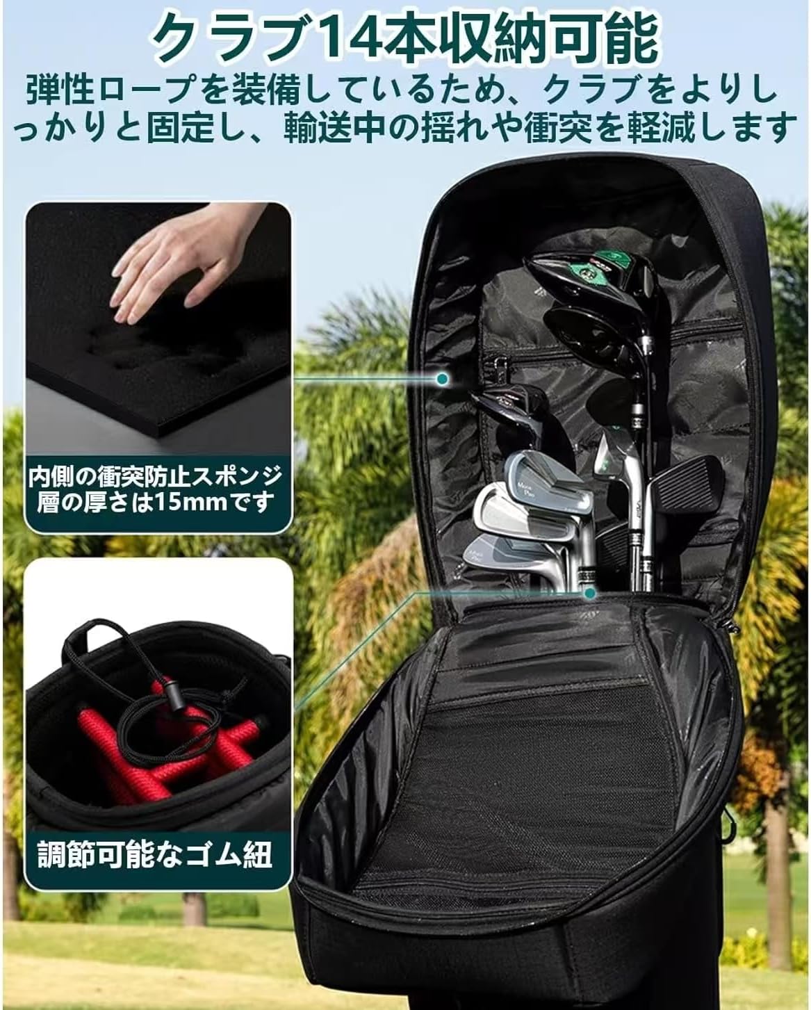 小山ゴルフバック製作所】K& ゴルフバッグ CB-ZERO | 藤巻百貨店